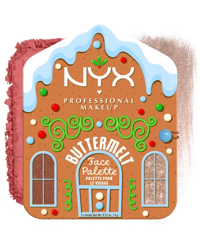 Nyx Professional Makeup Buttermelt Face Palette In Multi