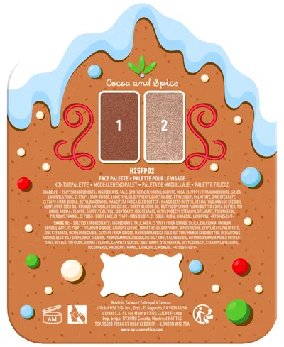 Nyx Professional Makeup Buttermelt Face Palette In Multi