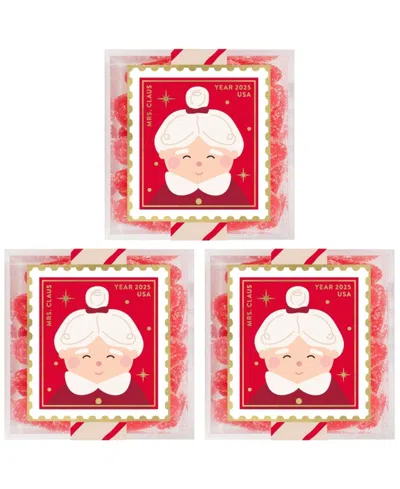 Sugarfina Holiday Mrs. Claus Mistletoe Kisses Candy Kit, 3 Piece In Transparent