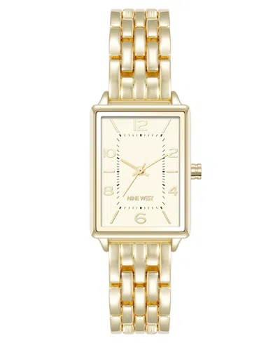 Anne Klein Women's Quartz Casual Gold-tone Metal Alloy Watch, 23mm In Gray