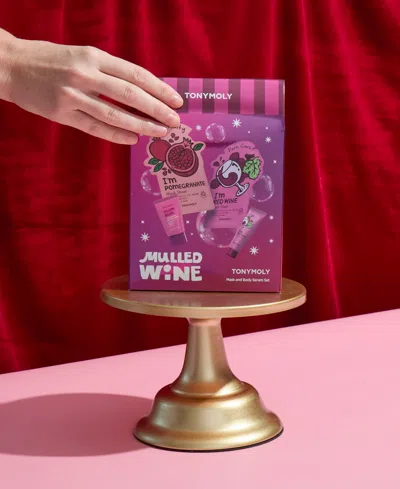 Tonymoly Mulled Wine 4-pc. Hand And Mask Set In Multi