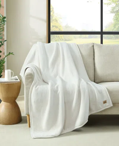 Ugg Coco Soft Throw, 50" X 70" In White