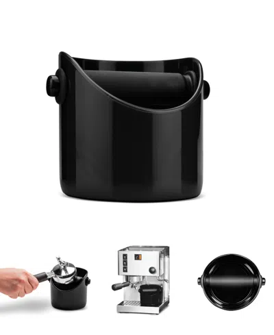 Dreamfarm Grindenstein Espresso Machine Knockbox Accessory In Black