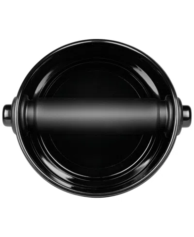 Dreamfarm Grindenstein Espresso Machine Knockbox Accessory In Black