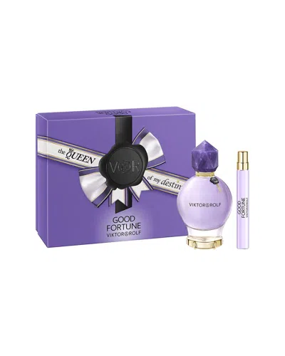 Viktor & Rolf Ladies Good Fortune 2pc Gift Set Fragrances 3614273919418 In Purple