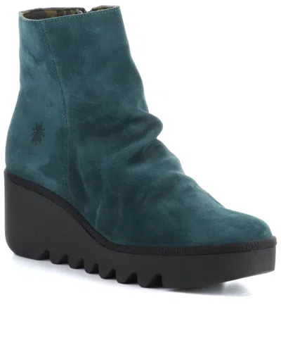 Fly London Baan Suede Boot In Blue