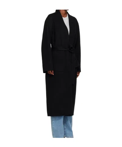 Rohe Long Coat In Black