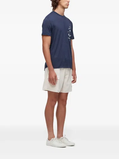 Osklen Drawstring Shorts In White