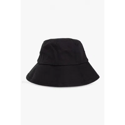 Etudes Studio Etudes Black Logo Embroidered Bucket Hat In Black
