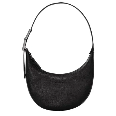 Longchamp Roseau Essential S Hobo Bag In Black