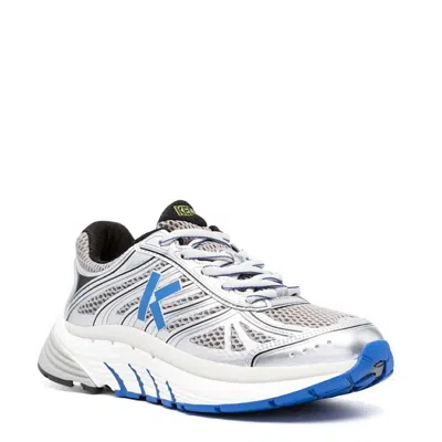 Kenzo Womens Pace Sneakers In Silver
