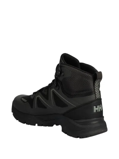 Helly Hansen Cascade Logo Lace-up Hiking Boots In Black