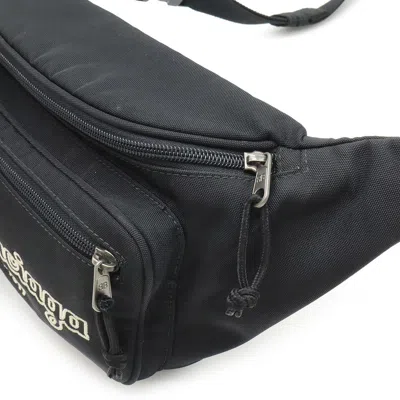 Pre-owned Balenciaga Black Nylon Canvas Pouch Sling Bag ()