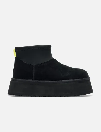 Ugg 50mm Classic Mini Dipper Suede Boots In Black