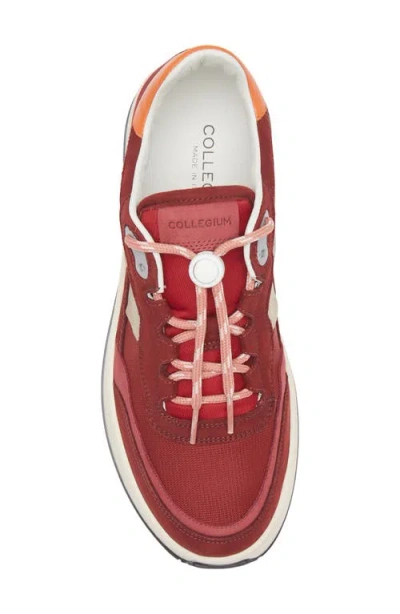 Collegium Pillar Trail Sneaker In Red