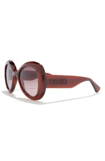 Moschino 54mm Gradient Butterfly Sunglasses In Red