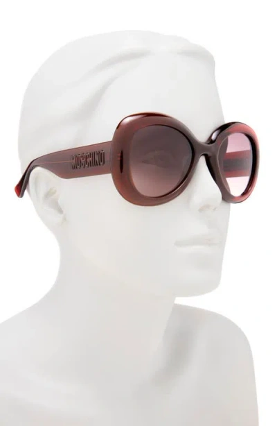 Moschino 54mm Gradient Butterfly Sunglasses In Red