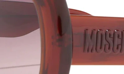 Moschino 54mm Gradient Butterfly Sunglasses In Red