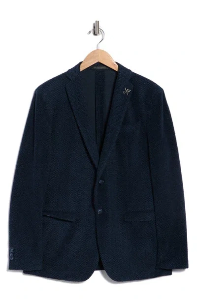 John Varvatos Star Usa Herringbone Sport Coat In Blue