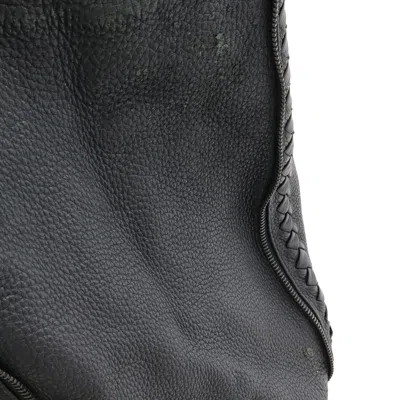 Pre-owned Bottega Veneta Black Leather Shoulder Bag Tote Bag ()