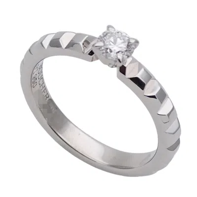 Pre-owned Boucheron Silver Platinum 950 Band Ring ()