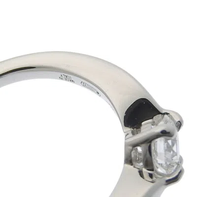 Pre-owned Bvlgari Platinum Platinum 950 Band Ring () In Silver