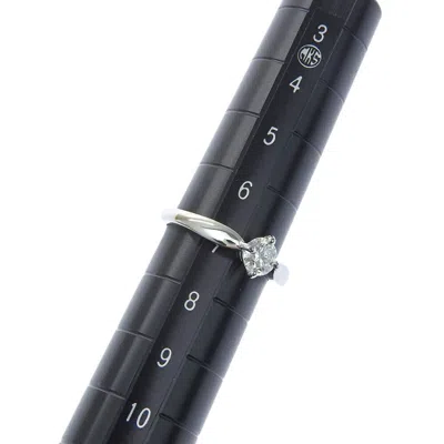 Pre-owned Bvlgari Platinum Platinum 950 Band Ring () In Silver