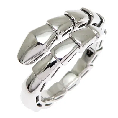 Pre-owned Bvlgari White Gold White Gold (18k) Band Ring ()