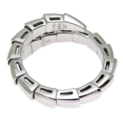 Pre-owned Bvlgari White Gold White Gold (18k) Band Ring ()