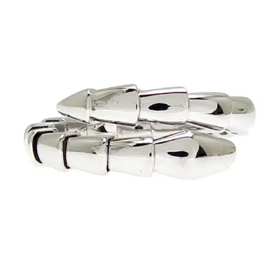 Pre-owned Bvlgari White Gold White Gold (18k) Band Ring ()