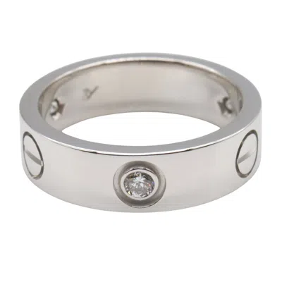 Pre-owned Cartier Clear Band Ring () In Transparent