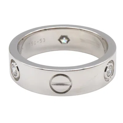 Pre-owned Cartier Clear Band Ring () In Transparent