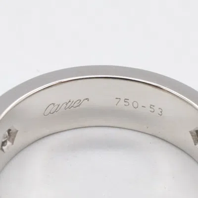 Pre-owned Cartier Clear Band Ring () In Transparent