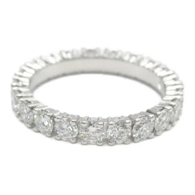 Pre-owned Cartier Clear Platinum 950 Band Ring () In Transparent