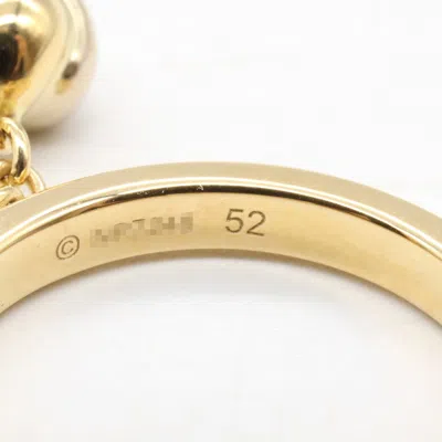 Pre-owned Cartier Clear Yellow Gold (18k) Band Ring () In Transparent