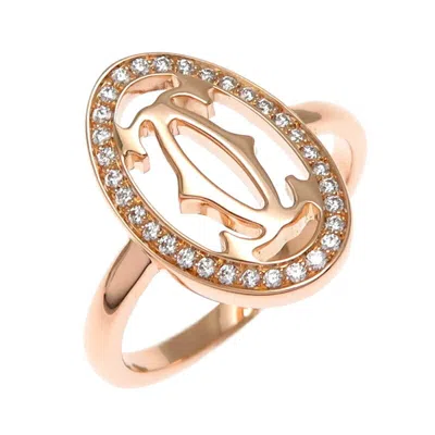 Pre-owned Cartier Gold Pink Gold Band Ring ()