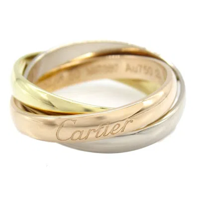 Pre-owned Cartier Gold Yellow Gold (18k) Pink Gold (18k) White Gold (18k) Band Ring ()