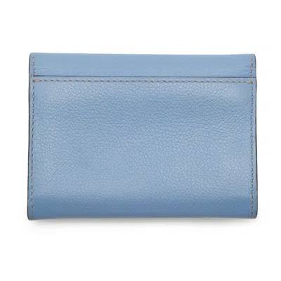 Pre-owned Cartier Light Blue Leather Coin Purse/coin Case ()