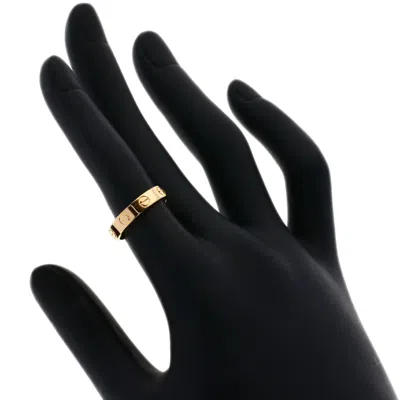 Pre-owned Cartier Love Pink Band Ring ()