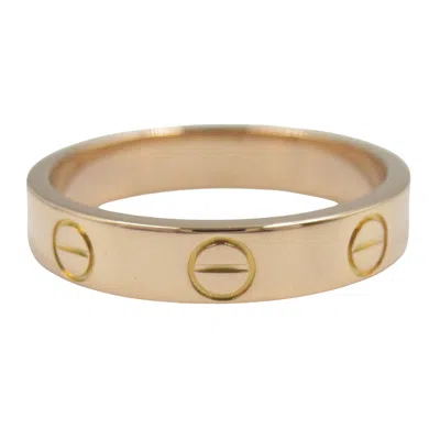 Pre-owned Cartier Pink Gold Pink Gold (18k) Band Ring ()