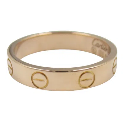 Pre-owned Cartier Pink Gold Pink Gold (18k) Band Ring ()
