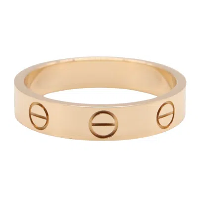Pre-owned Cartier Pink Gold Pink Gold (18k) Band Ring ()