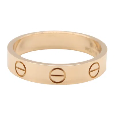 Pre-owned Cartier Pink Gold Pink Gold (18k) Band Ring ()