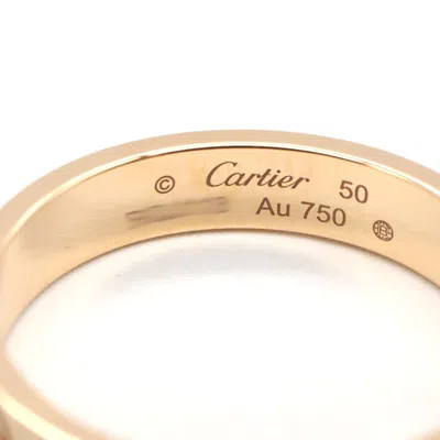 Pre-owned Cartier Pink Gold Pink Gold (18k) Band Ring ()