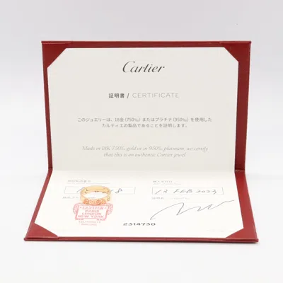 Pre-owned Cartier Pink Gold Pink Gold (18k) Band Ring ()