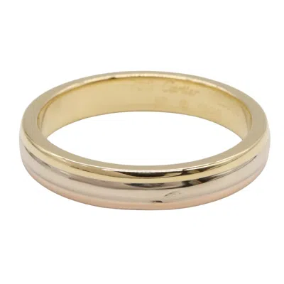 Pre-owned Cartier Pink White Yellow Yellow Gold (18k) Pink Gold (18k) White Gold (18k) Band Ring () In Multi
