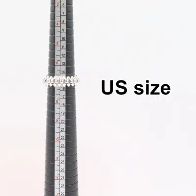 Pre-owned Cartier Silver White Gold (18k) Band Ring ()