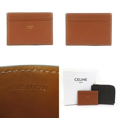 Pre-owned Celine Black Coated Canvas Coin Purse/coin Case ()