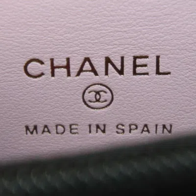 Pre-owned Chanel Light Pink Grained Calfskin Coin Purse/coin Case ()