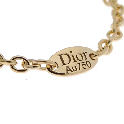 Pre-owned Dior Christian  Gold White Yellow Gold (18k) Band Ring () In Multi